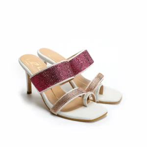 Multi colors  Swarovski Embellished Heels