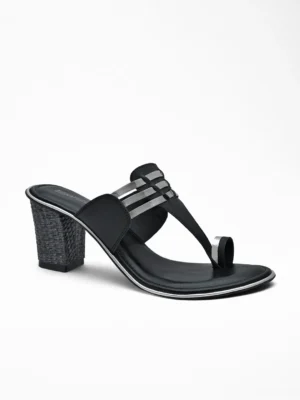 Black Block Heel Sandal - Block Heels Women & Party Heels for Women