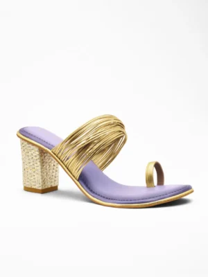 Purple Block Heel Sandal - Block Heels Women & Party Heels for Women